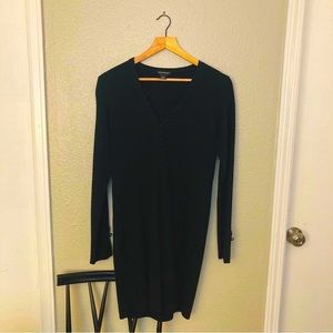 Club Monaco Black Sweater Dress